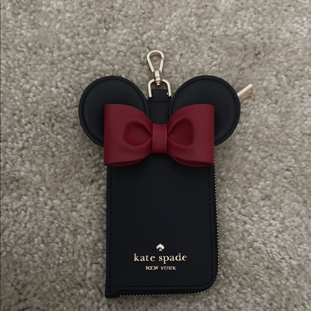 Kate Spade Black and Red Minnie Mouse Bag Accessory